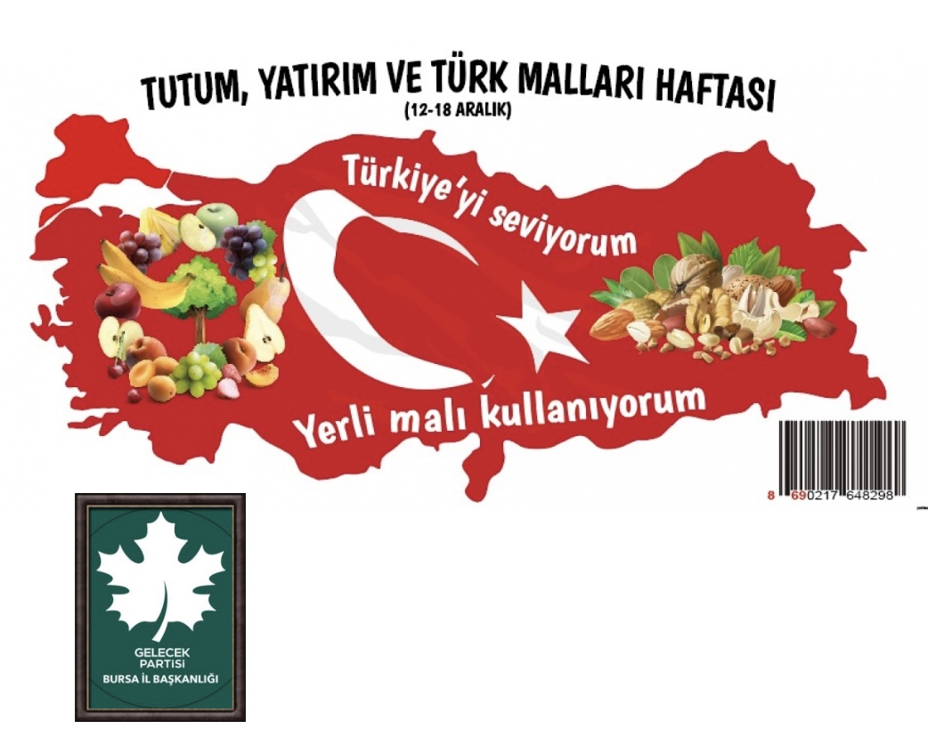 12-18 Aralık Tutum Yatırım Ve Türk Malları Haftası Kutlu olsun.