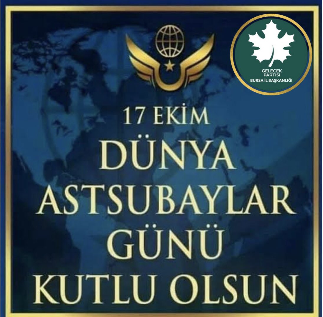 17 Ekim Dünya Astsubaylar günü kutlu olsun