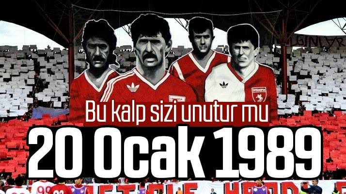 20 Ocak 1989 Tarihinde Samsunspor otobüsünün Malatya Deplasmanına giderken geçirdiği elim kazada hayatlarını kaybeden futbolcuları ve teknik heyeti rahmetle anıyoruz.