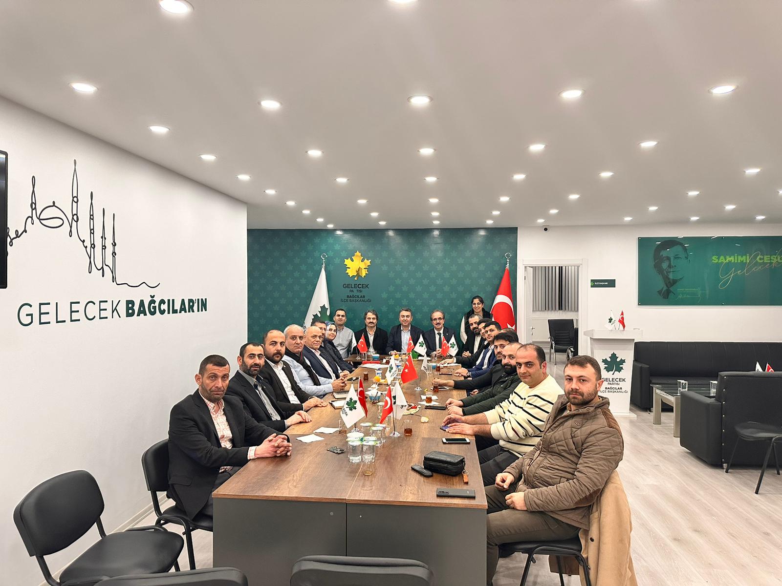 3'üncü bölge İlçe Teşkilat Başkanları Toplantımız, Bağcılar ilçe başkanlığımızın ev sahipliğinde, İl Başkan Yardımcımız Mehmet Bekhan başkanlığında gerçekleştirildi.