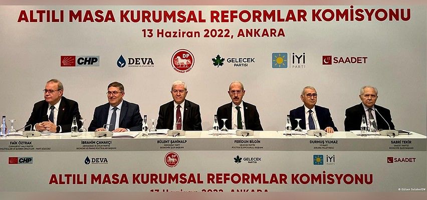 Altılı Masa Kurumsal Reformlar Komisyonu Raporu Yayınlandı