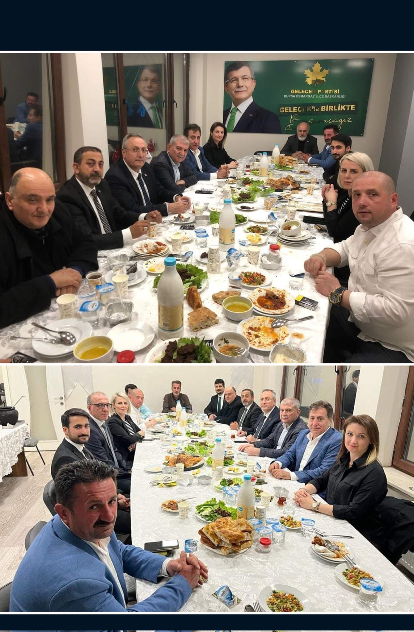 Bu akşam iftarımızı Osmangazi İlçe Başkanlığında açtık.