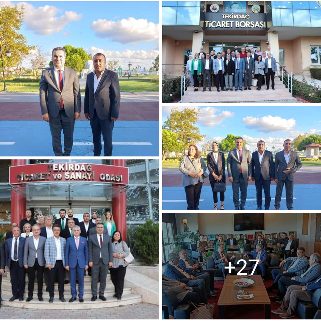 Çerkezköy İlçe Başkanlığı Olarak Tekirdağ da  STK Ve Esnaf Ziyaretine Katılım Sağladık 