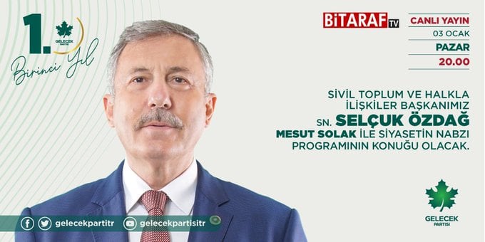 Sivil Toplum ve Halkla İlişkiler Başkanımız Sayın Selçuk Özdağ BiTARAF TV’ye konuk oldu.