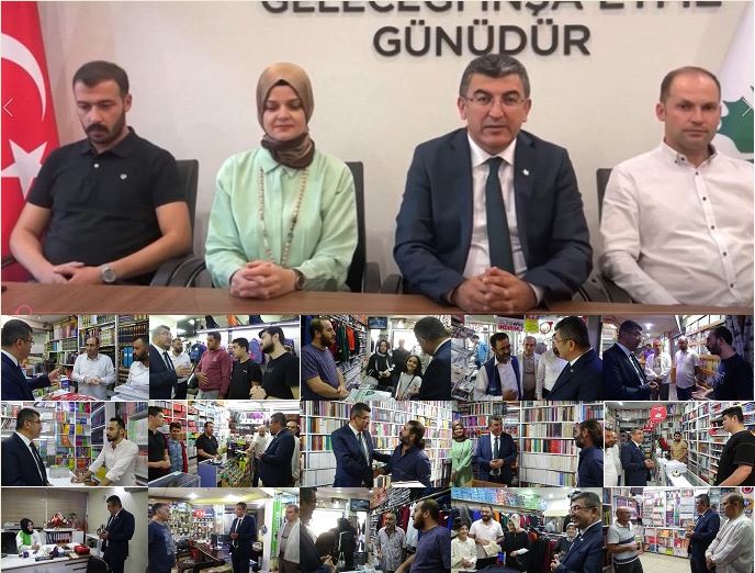 İl Başkanımız Hasan Ekici Rampalı Çarşıda Esnaf Ziyareti Yaptı