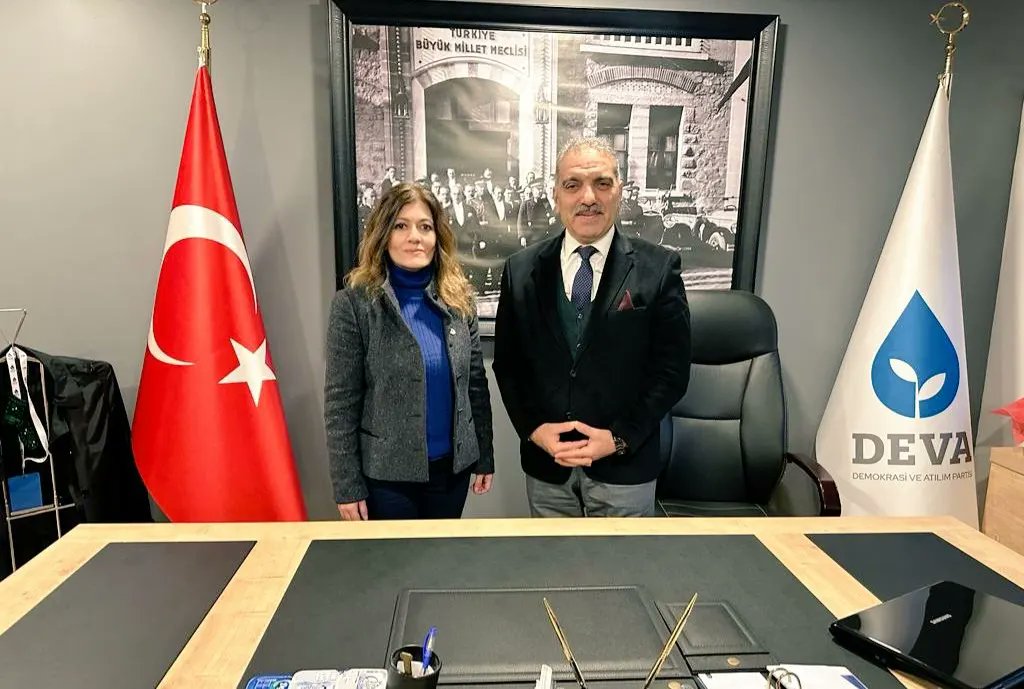 İl Başkanımız Serap Çakır ile Deva Partisi İl Başkanlığı'nı ziyaret ettik