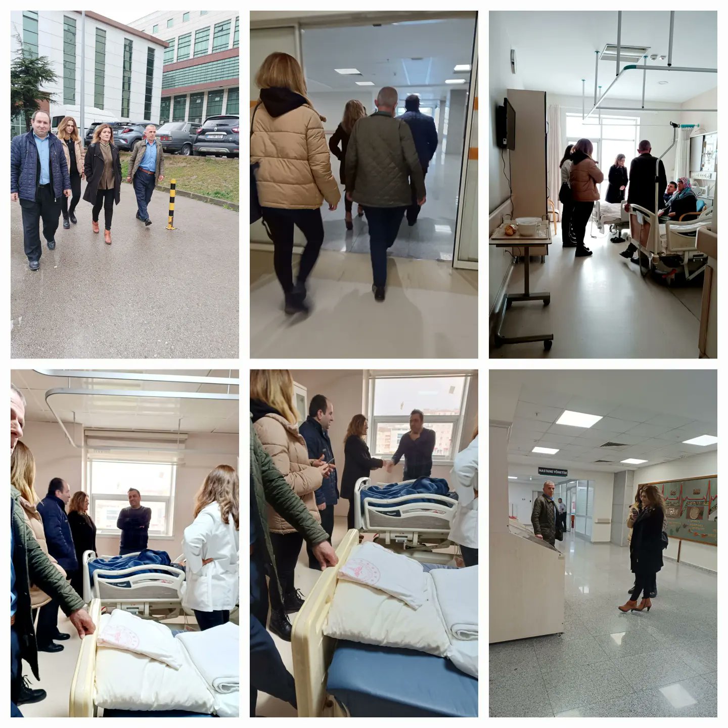 İl Başkanımız Serap Çakır, İzmit ilçe başkanımız Ömer Uçar, yönetimimizle,deprem bölgesinden ilimize getirilen vatandaşlarımızı, Kocaeli Üniversitesi Hastanesi'nde ziyaret ettik.