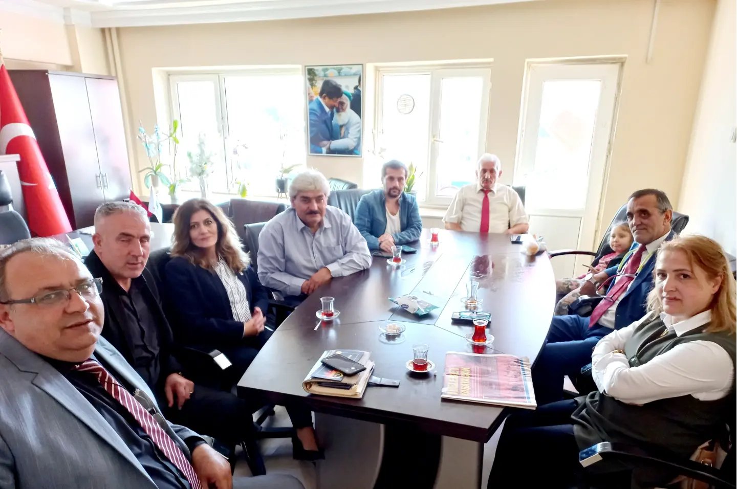 Manşet Marmara Gazetesi,Batı Yakası Medya sahibi Bülent Kömürcü İl binamizda misafirimiz oldu