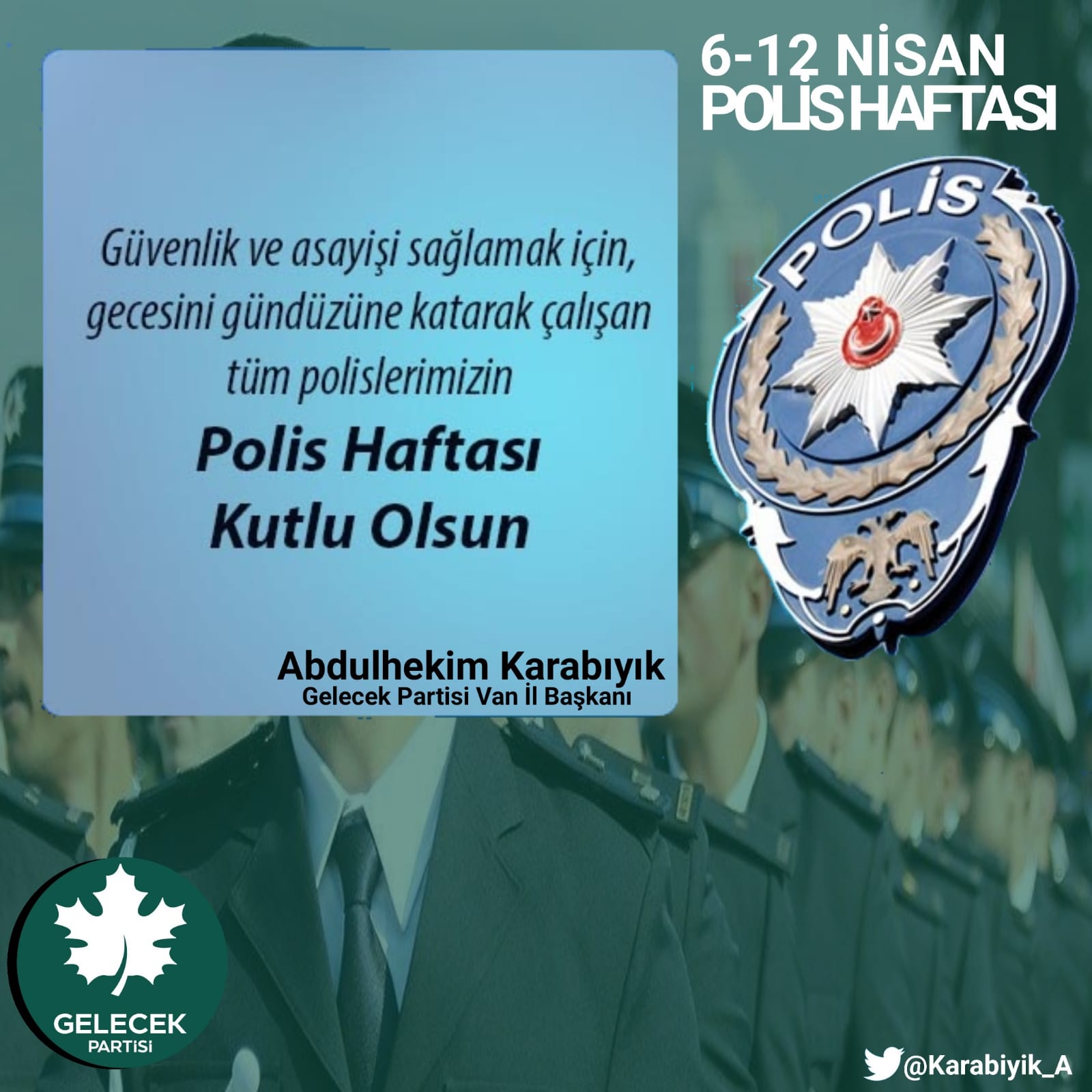 Polis Haftası Kutlu Olsun