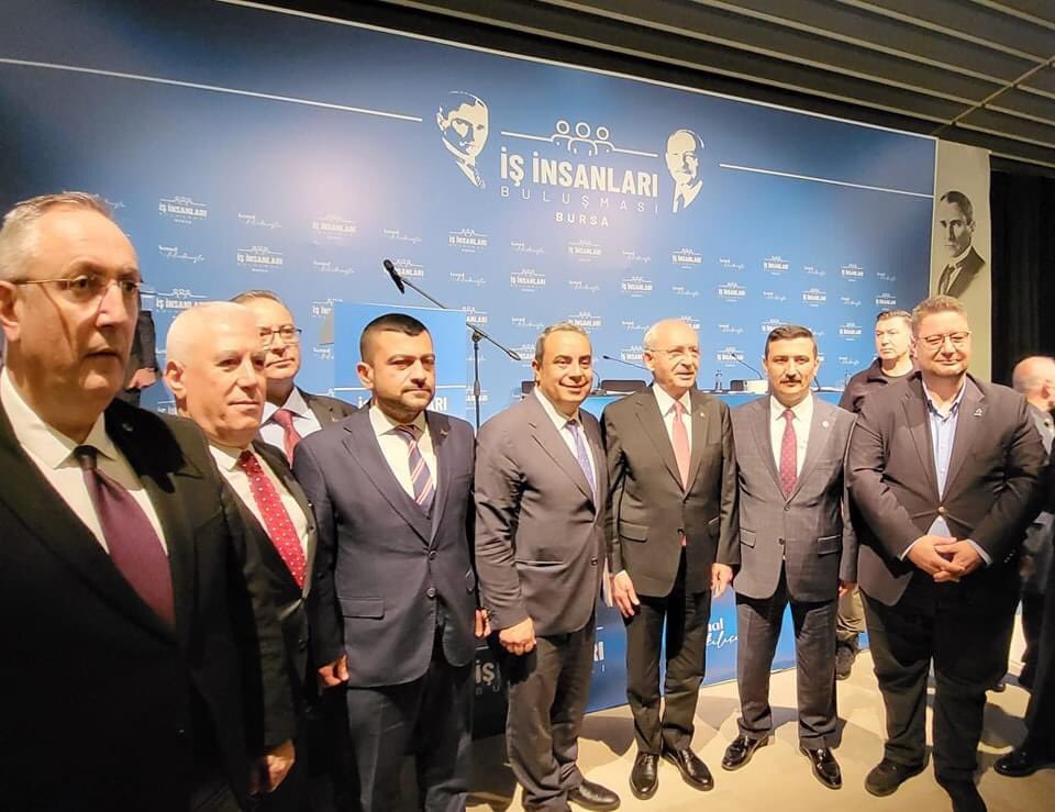 Sayın İl Başkanımız Alpaslan Yıldız CHP Genel Başkanı Sayın Kemal Kılıçdaroğlu ile Bursa İş İnsanları buluşmasına Katıldı.