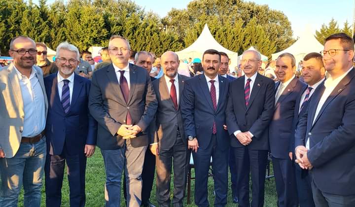Sayın İl Başkanımız Alpaslan Yıldız CHP Genel başkanı sayın Kemal Kılıçdaroğlu'nun katılımlarıyla gerçekleşen büyük mübadil ve balkan buluşması programına katılım sağladı.