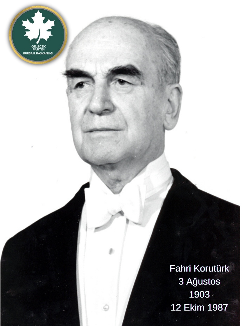 Türkiye Cumhuriyetinin 6.Cumhurbaşkanı olan Fahri Korutürkü ölüm yıldönümünde rahmet ve minnetle yad ediyoruz
