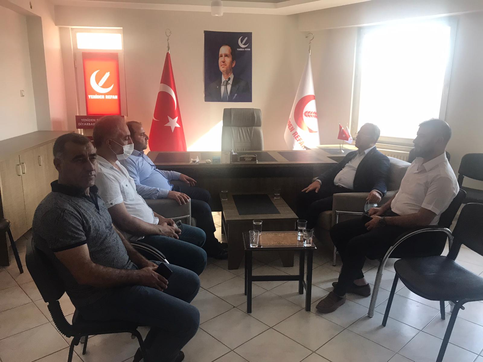 Yeniden Refah Partisi İl Başkanı sayın Ali ERDEM’i ziyaret ettik. 